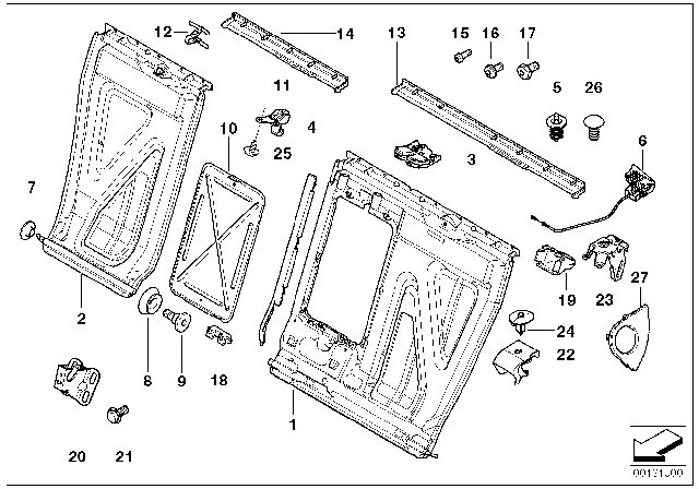 2005 BMW 330Ci Hex Bolt With Washer Diagram for 07119915093
