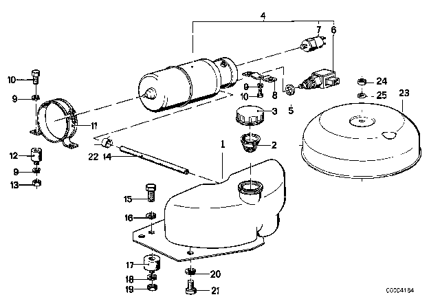 1985 BMW 635CSi Hex Bolt Diagram for 07119913420