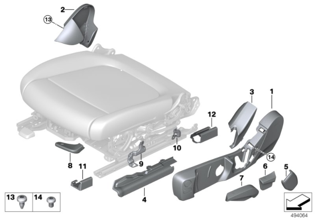 2020 BMW M340i xDrive  Fillister Head Screw Diagram for 07149156955