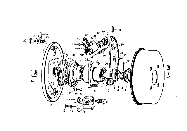 1958 BMW Isetta  Hex Nut Diagram for 07119921626