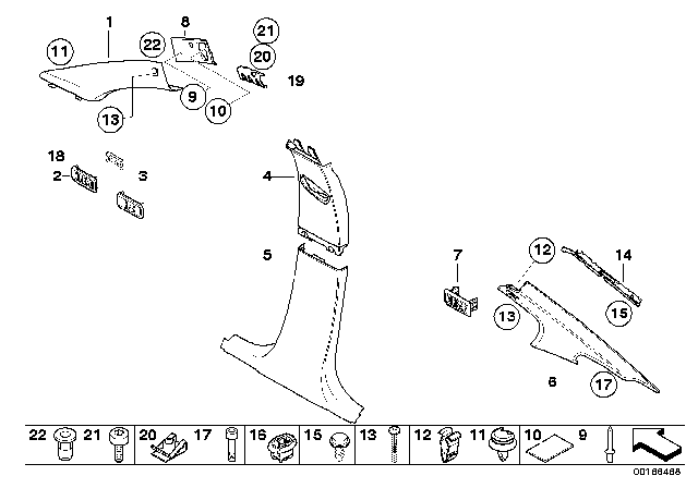 2008 BMW M3 Clamp Diagram for 07147142116