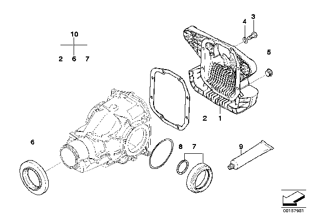 2007 BMW Z4 M  Hex Bolt Diagram for 07119905641