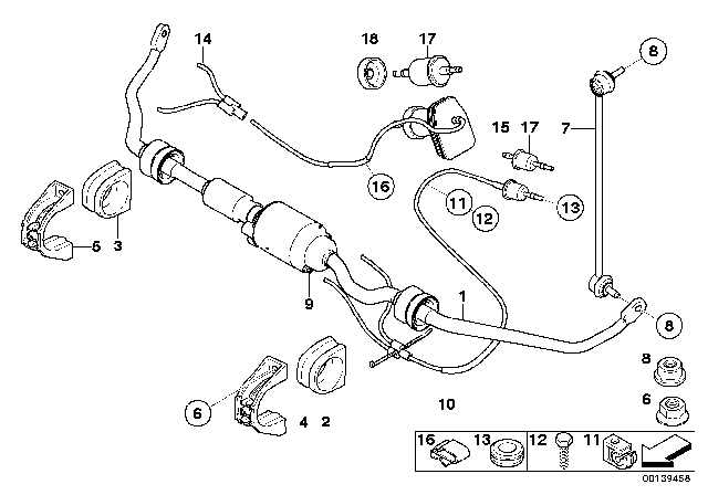 2004 BMW 745Li  Hex Head Screw Diagram for 07119916844