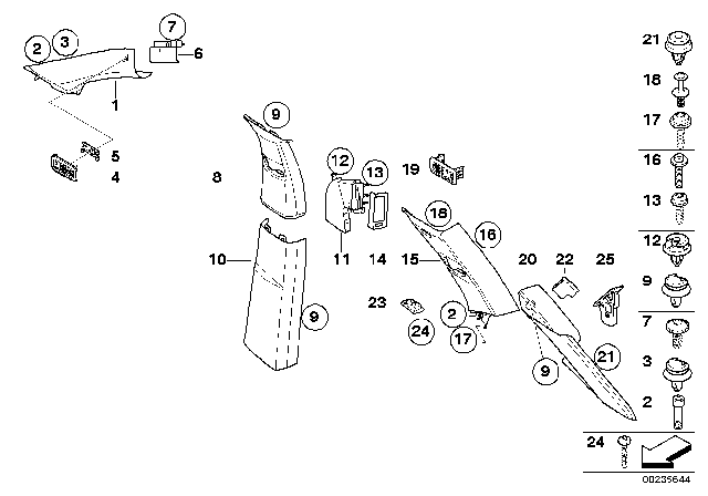 2011 BMW X5  Cover, Suspension. Loop For Dividing Net, Left Diagram for 51448037397