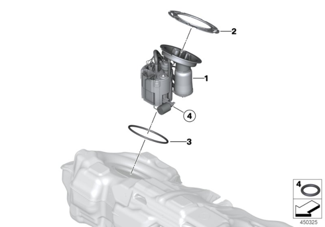 2019 BMW 430i  O-Ring Diagram for 16117428463