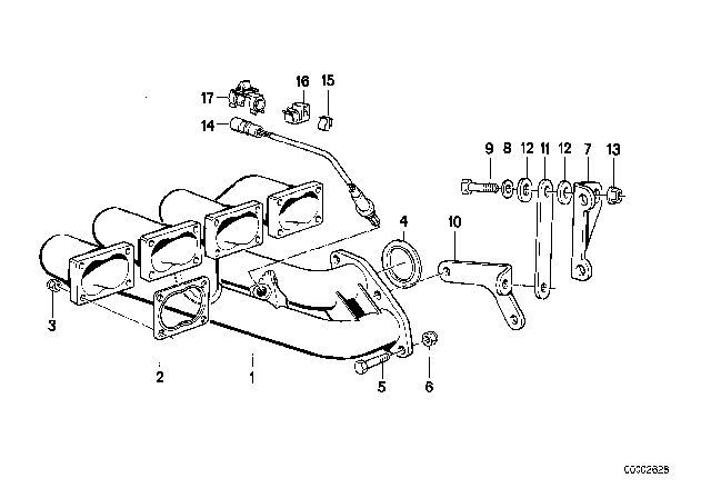 1991 BMW M3  Rod Diagram for 18201309042