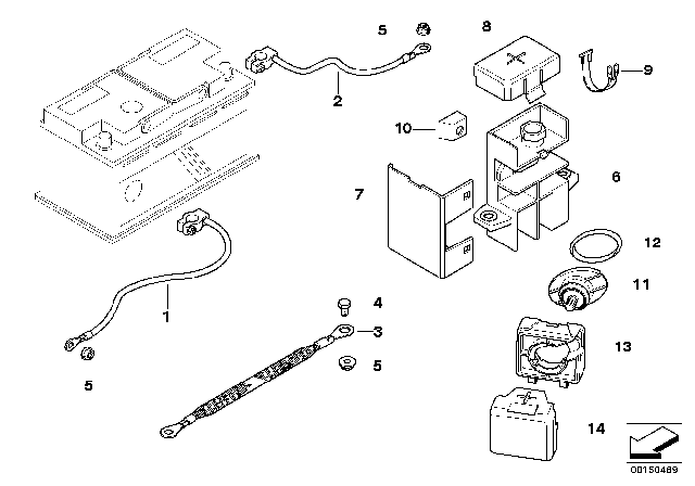 1999 BMW Z3 Gasket Diagram for 61138371012