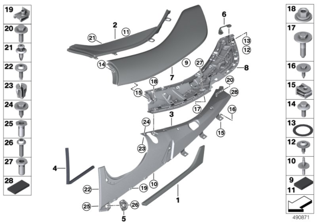 2020 BMW i8  Hex Nut Diagram for 07146951627