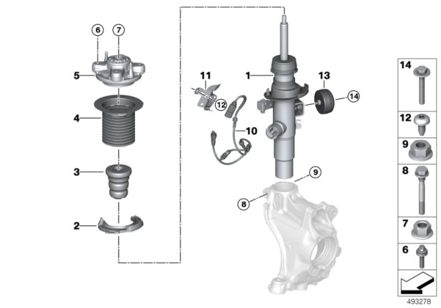 2019 BMW Z4  Piston Rod Protection Top Diagram for 31336875403