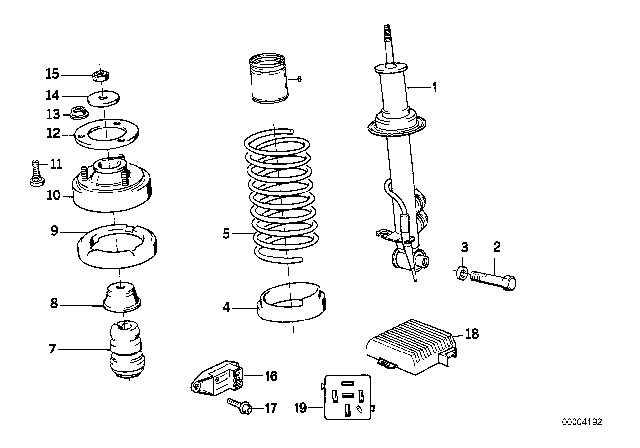 1989 BMW 750iL Protection Tube Diagram for 31331134314