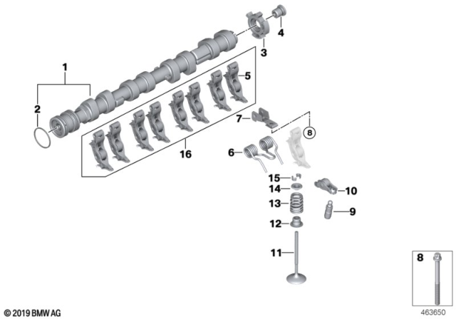 2007 BMW X5  Reluctor Diagram for 11367504187
