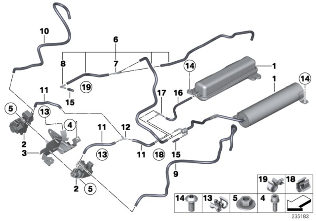 2012 BMW 750i xDrive  Connection Pipe Y Diagram for 13717577742