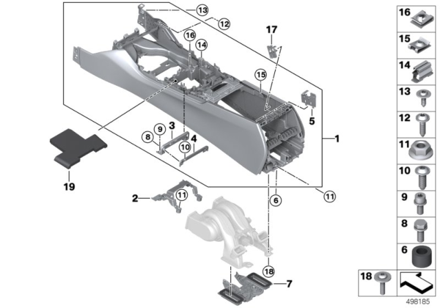 2017 BMW M760i xDrive OVAL-HEAD MACHINE SCREW, SEL Diagram for 07149362248