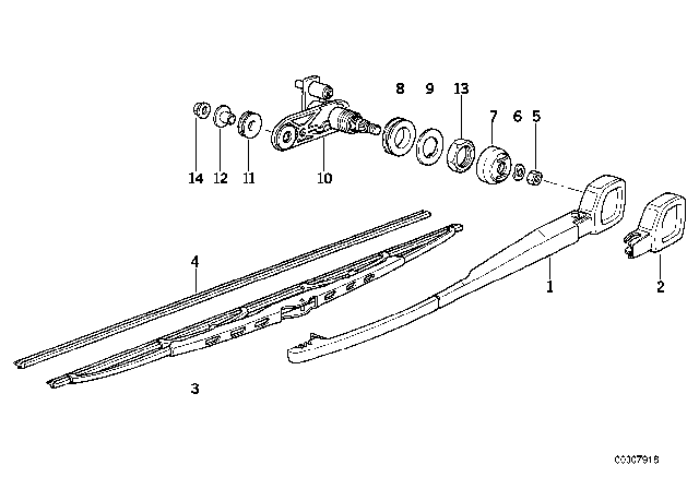 1993 BMW 525iT  Damper Ring Diagram for 61628355724