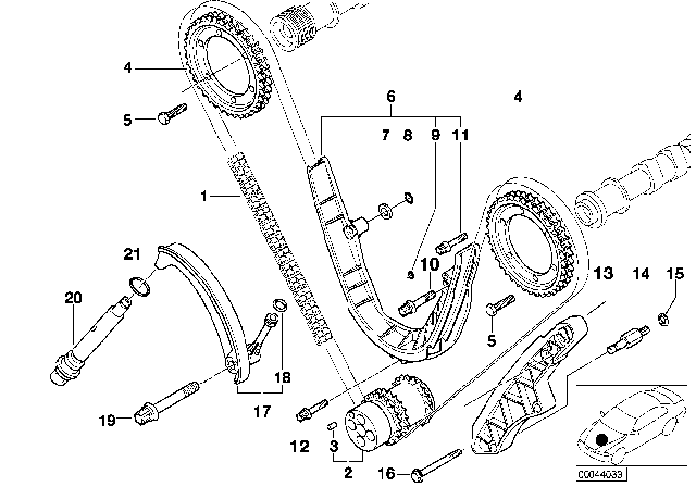 2003 BMW Z8  Torx Bolt Diagram for 11311731951