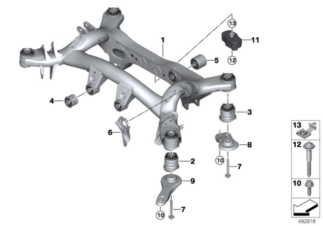 2020 BMW Z4  ASA BOLT WITH FLANGE Diagram for 33176880751