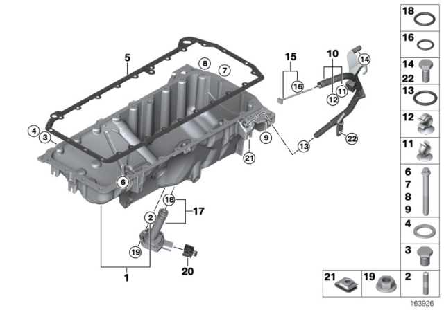 2009 BMW X5  TUBING SUPPORT Diagram for 13532245954