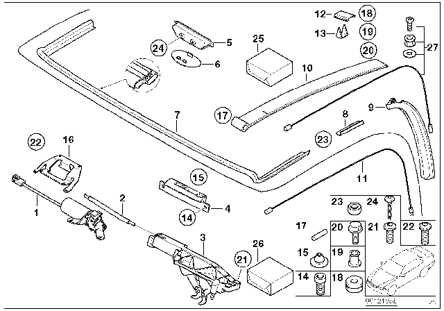 2003 BMW Z8  Hex Bolt With Washer Diagram for 07119905724