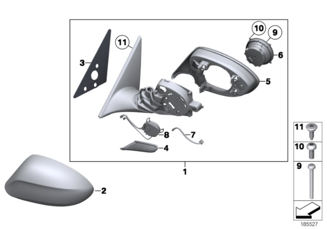 2009 BMW Z4  Sealing Diagram for 51167246899