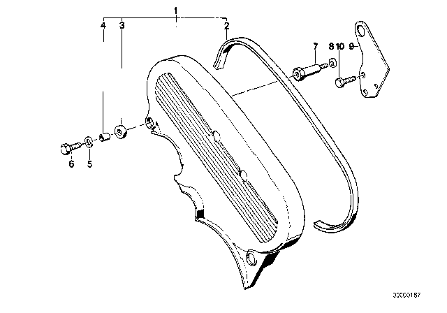 1985 BMW 524td Spacer Diagram for 11141287243