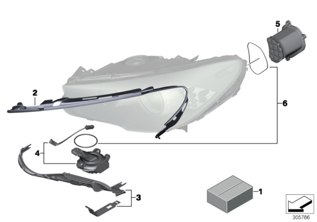2013 BMW 535i GT xDrive  Guide Strip With Spring, Left Diagram for 63117295737