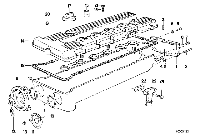 1993 BMW M5  Fillister Head Screw Diagram for 07119919926