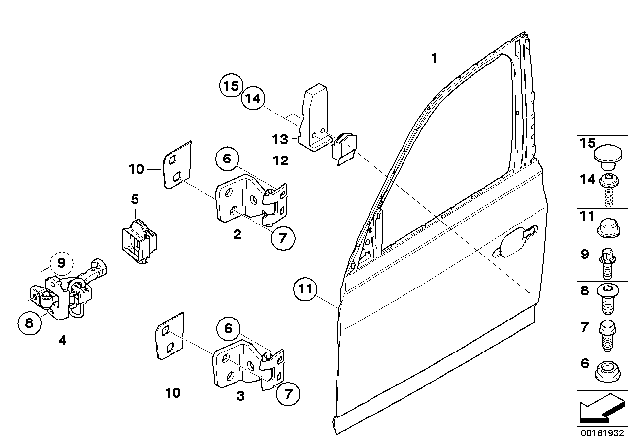 2010 BMW X3  Crashpad Diagram for 41003450900