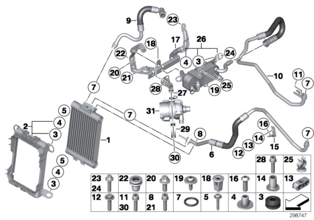 2014 BMW 335i  Isa Screw With Washer Diagram for 07129907485
