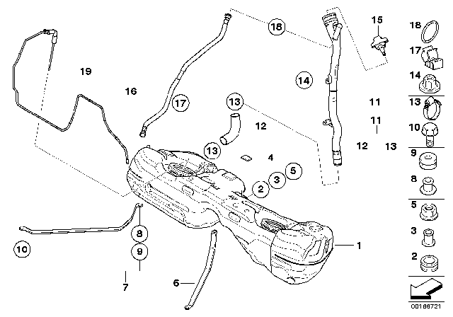2015 BMW X1  O-Ring Diagram for 16126766044