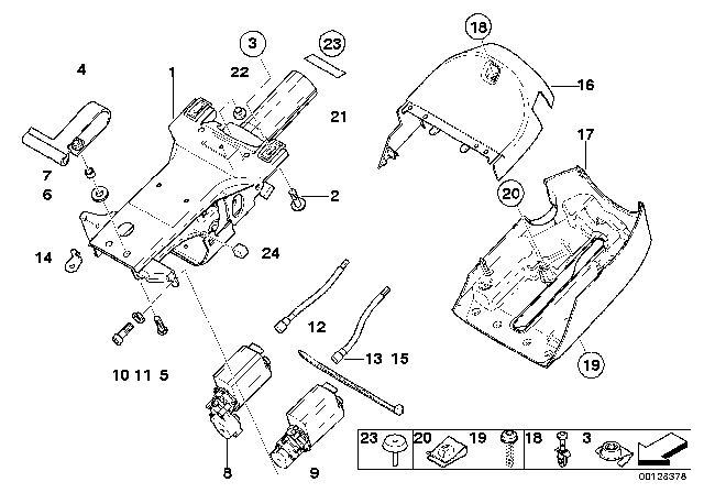 2001 BMW X5 Bump Stop Diagram for 51338201206