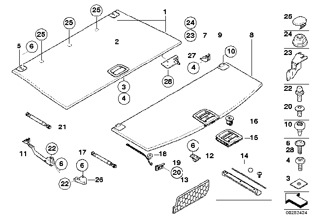 2009 BMW 535i xDrive  Ball Pin Diagram for 51248172795