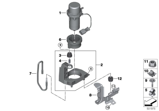 2020 BMW X3  AIR-DISCHARGE UNIT Diagram for 34336873026