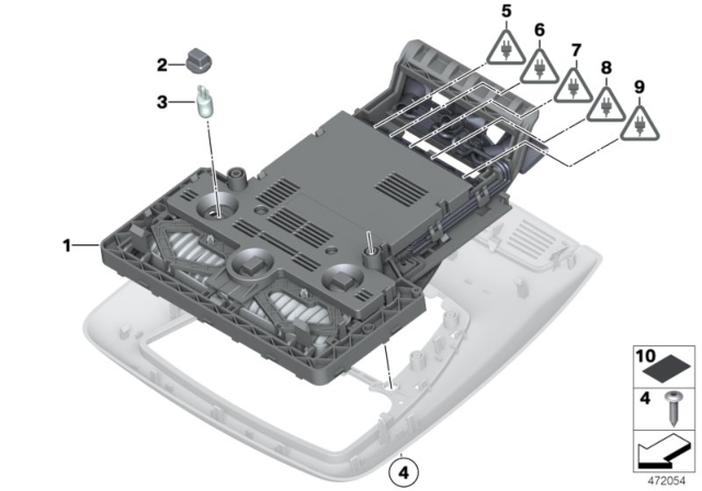 2012 BMW 650i  Socket Housing Diagram for 61136925562