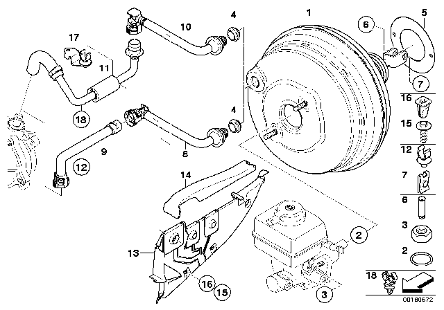 2008 BMW X5  Holder Diagram for 11667553769