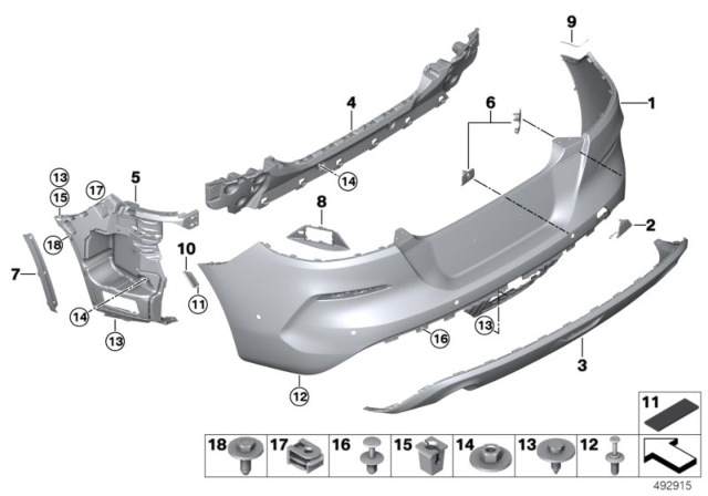 2020 BMW Z4 COVER, TOWING EYE, PRIMERED Diagram for 51129465215