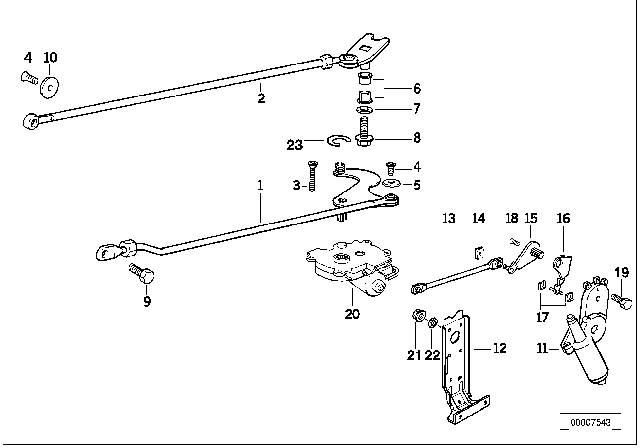 1995 BMW 325i  Circlip Diagram for 07129934329
