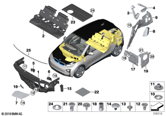 2016 BMW i3  Double Threaded Bolt Diagram for 07149315558