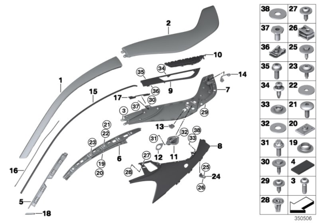 2016 BMW i8  Hexalobular Socket Screw Diagram for 07119907242