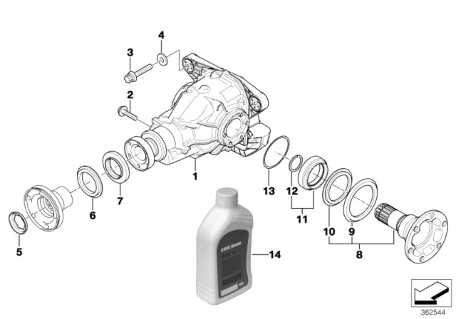2006 BMW Z4 M  O-Ring Diagram for 33111214144