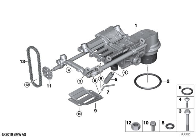 2006 BMW 550i  Sprocket Diagram for 11417527112