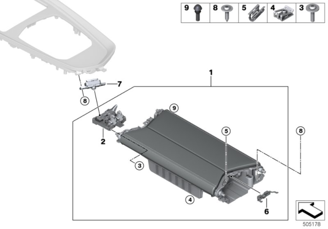 2020 BMW Z4  Clip Diagram for 46638522828