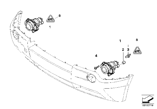 2005 BMW X3  Ventilation Grommet Diagram for 63176938430