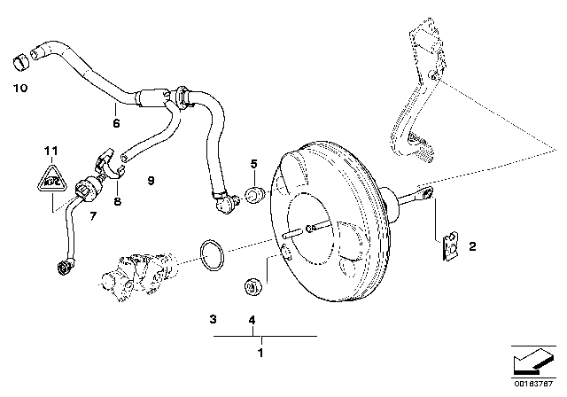 2006 BMW Z4 M  Sucking Jet Pump With Lines Diagram for 11617836601