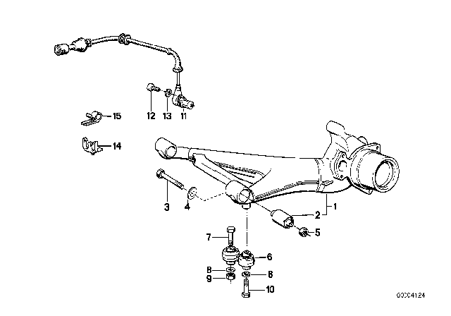 1993 BMW M5  Eccentric Flat Washer Diagram for 33312226446