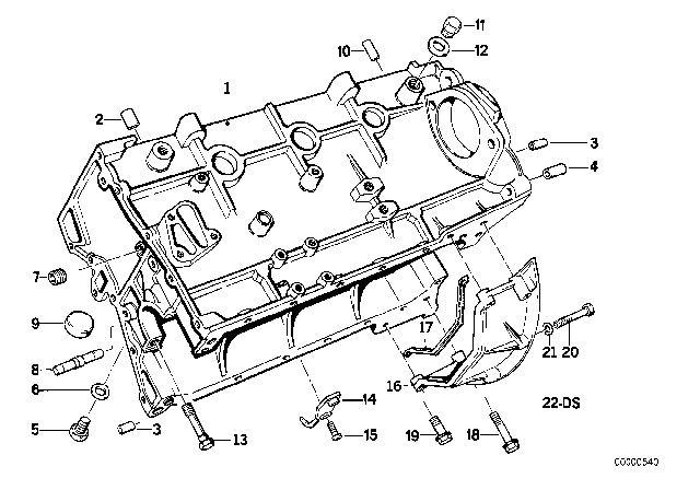 1990 BMW M3  Nozzle Diagram for 11111306874