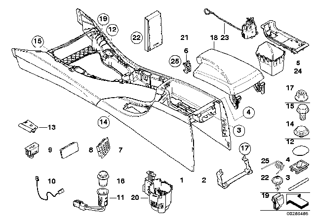 2012 BMW 328i  Multimedia Pocket, Centre Console Diagram for 51169148062