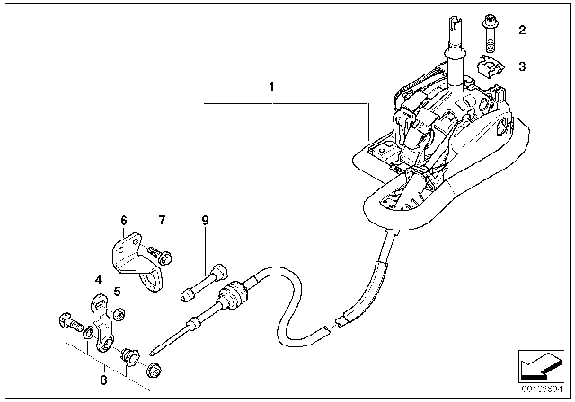 2003 BMW Alpina V8 Roadster  Protection Tube Diagram for 25161423126