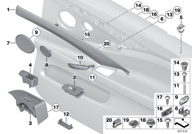 2013 BMW 535i GT xDrive  Clamp Diagram for 07147217917