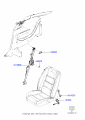 Diagram for 2007 Ford Mustang Front Seat Belts