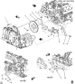 Diagram for 2009 Buick Lucerne Engine & Trans Mounting